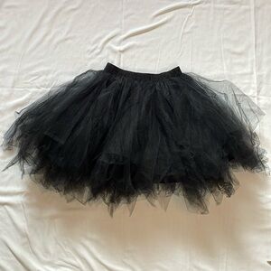 Black Tutu Short Skirt